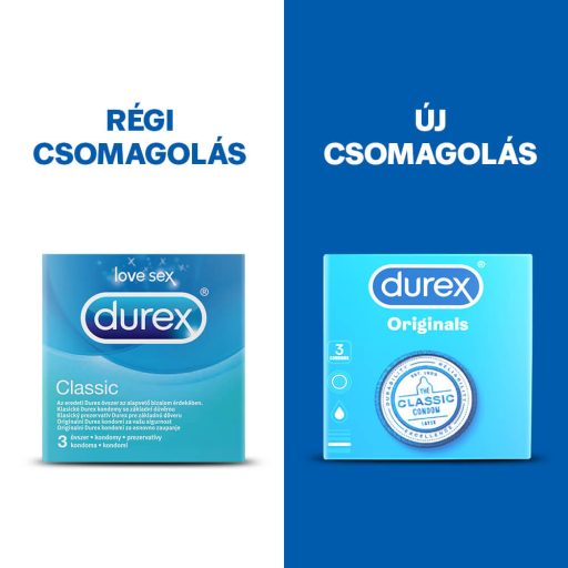 Durex Originals - óvszer (3 db)