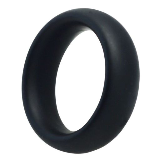 Boss of Toys Timeless Cock Ring - M - Közepes méretű széles péniszgyűrű 4,5cm (Fekete)