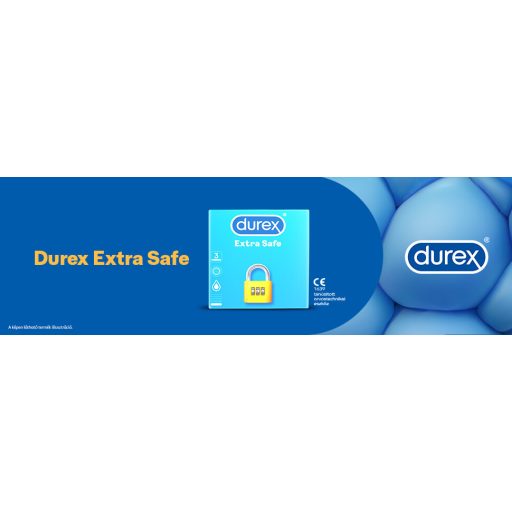 Durex Extra Safe - biztonságos óvszer (3 db)