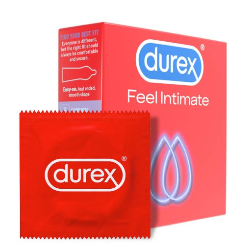 Durex Feel Intimate - vékonyfalú óvszer (3 db)