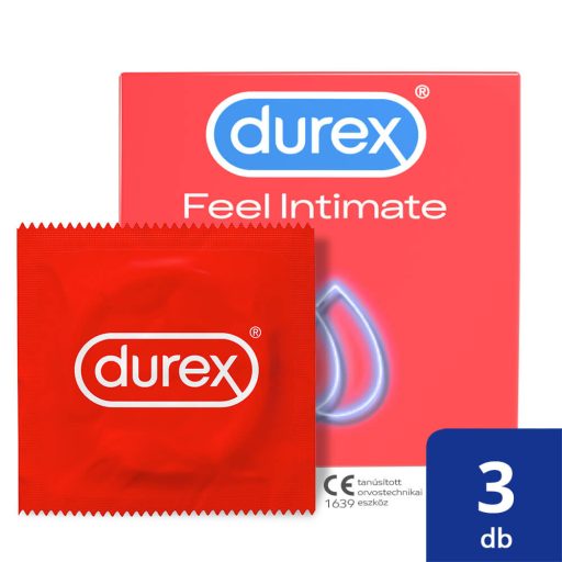 Durex Feel Intimate - vékonyfalú óvszer (3 db)
