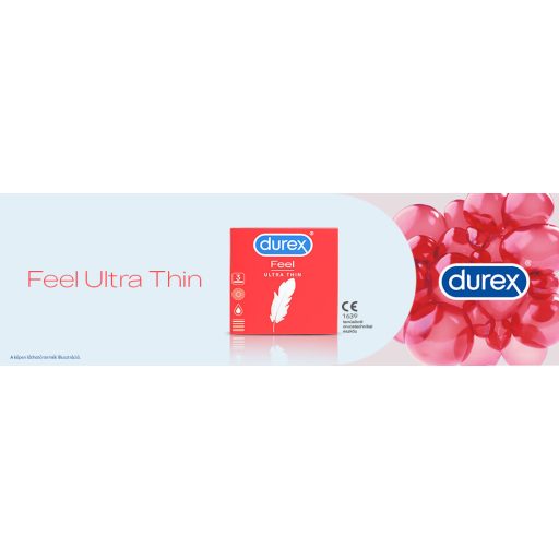 Durex Feel Ultra Thin - ultra élethű óvszer (3db)