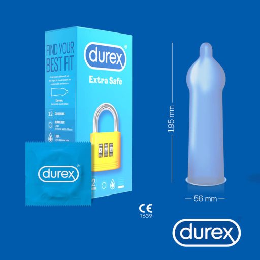 Durex Extra Safe - biztonságos óvszer (12db)