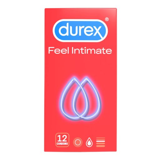 Durex Feel Intimate - vékonyfalú óvszer élethű érzéssel (12 db)