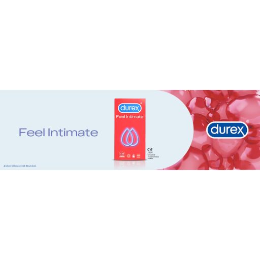 Durex Feel Intimate - vékonyfalú óvszer (12db)