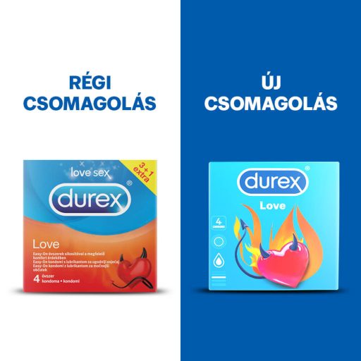 Durex Love - Close Fit óvszer (4db)