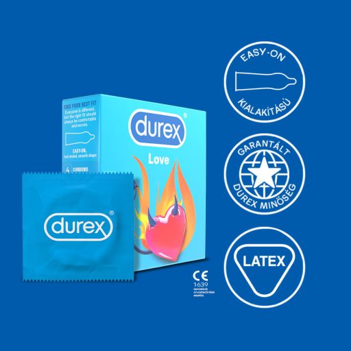 Durex Love - Close Fit óvszer (4db)