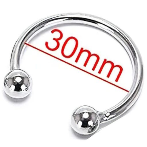 Rozsdamentes fém makkgyűrű - ejakuláció késleltetéshez (30 mm)