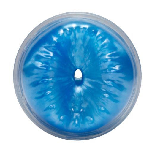 Fleshlight Quickshot Vantage - áttetsző dupla maszturbátor (kék)