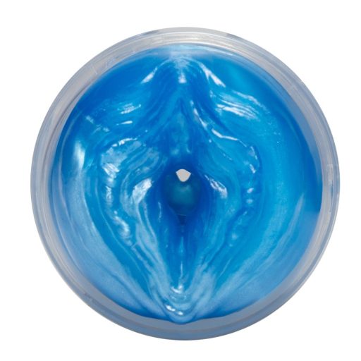 Fleshlight Quickshot Vantage - áttetsző dupla maszturbátor (kék)