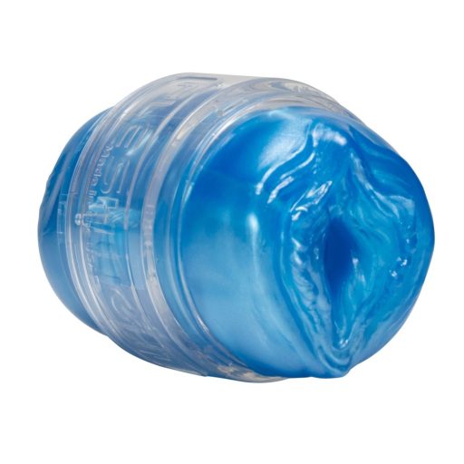 Fleshlight Quickshot Vantage - áttetsző dupla maszturbátor (kék)