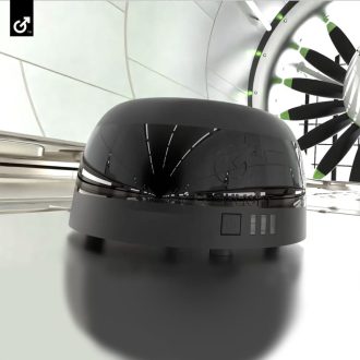 Fleshlight Air - automata maszturbátor szárító (fekete)