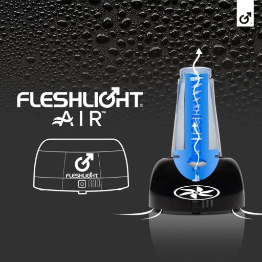 Fleshlight Air - automata maszturbátor szárító (fekete)