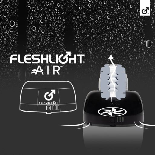 Fleshlight Air - automata maszturbátor szárító (fekete)