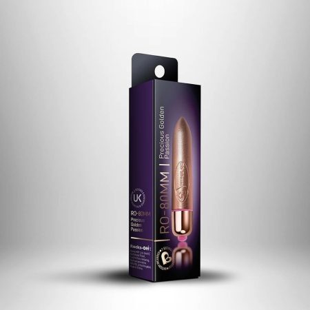 7 sebességes RO-80 mm Mini vibrátor (Arany színű)