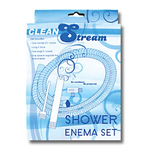 Shower Enema - alumínium intim zuhany szett (ezüst)