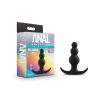 Anal Adventures Platinum - gyöngyös anál plug (fekete) Anal Adventures Platinum - gyöngyös anál plug (fekete)