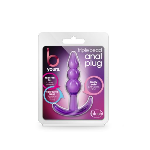 B Yours - gömbös anál plug (lila)