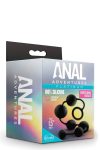 Anal Adventures L - gyöngyös anál dildó (fekete)