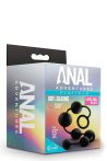 Anal Adventures L - gyöngyös anál dildó (fekete)