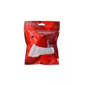   Perfect Fit Breeder - nyitott péniszköpeny (10 cm) - fehér