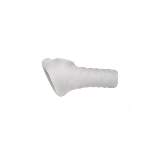 Perfect Fit Breeder - nyitott péniszköpeny (10 cm) - fehér