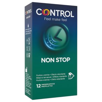Control - bordázott késleltető hatású óvszer (12db)