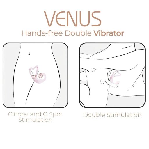 / Adrien Lastic Venus - G-pont- és csikló vibrátor (pink)