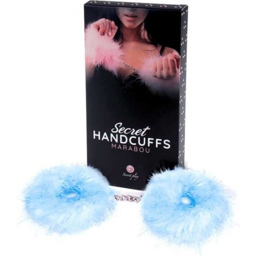 Extra szörmés kék bilincs