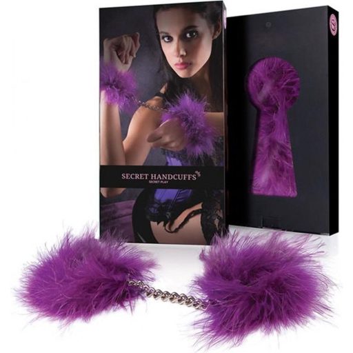 Extra szörmés lila bilincs