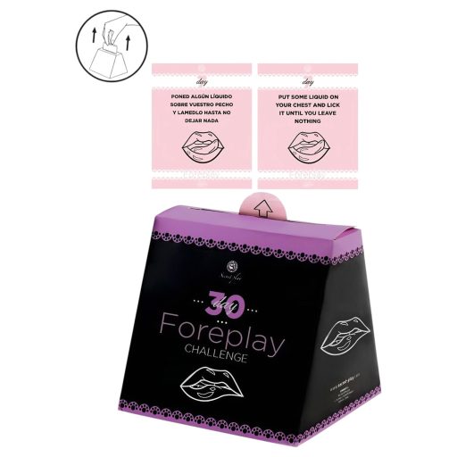 Secret Play 30 Day Foreplay Challenge - előjáték kihívás kártyajáték (angol, spanyol)