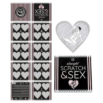   Secret Play Scratch & Sex Straight - kaparós szexpóz játék pároknak (5 nyelven)