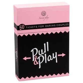   Secret Play Pull & Play - erotikus kártyajáték pároknak (50 kártya) - 7 nyelven