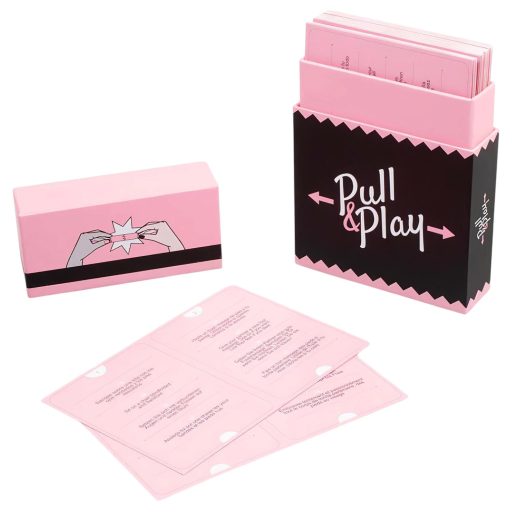 Secret Play Pull & Play - erotikus kártyajáték pároknak (50 kártya) - 7 nyelven