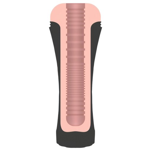 JamyJob - élethű műpunci tokban (fekete-natúr)