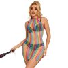 Subblime 952341 - nyakpántos, szivárvány necc ruha - S-L Subblime 952341 - nyakpántos, szivárvány necc ruha - S-L