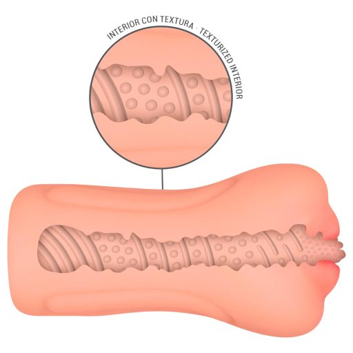 Intense First Time Erica - élethű szűz műpunci maszturbátor (natúr)