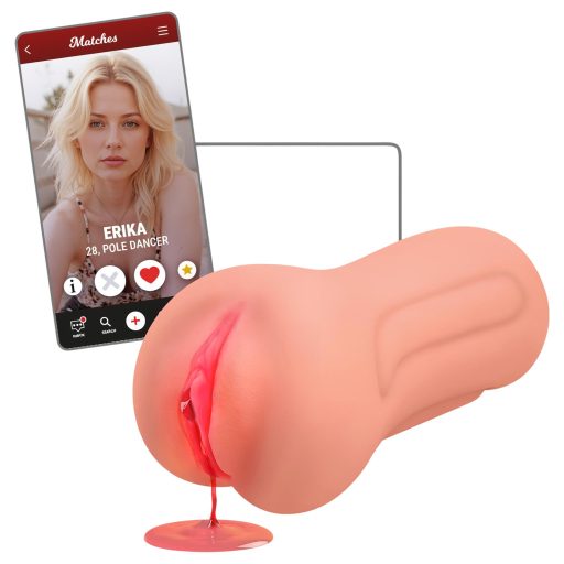 Intense First Time Erica - élethű szűz műpunci maszturbátor (natúr)