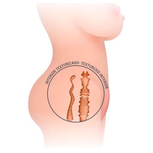Intense Deep Touch Jesse - élethű torzó maszturbátor (natúr)