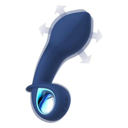 / INTOYOU Palha - akkus, felfújható vibrátor (kék)