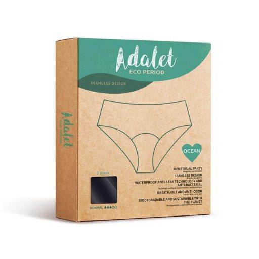 Adalet Ocean Normal - mosható menstruációs bugyi nőknek (fekete)