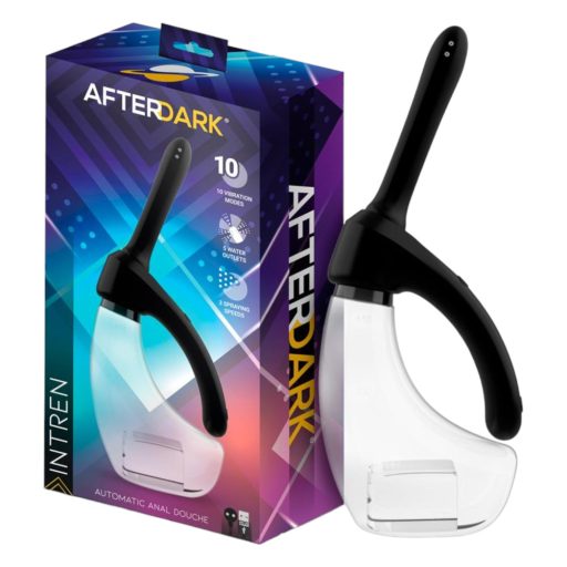 Afterdark - automata, vibrációs anál tisztító (átlátszó)