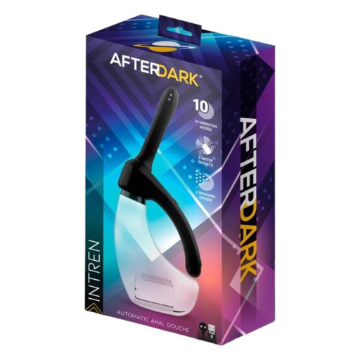 Afterdark - automata, vibrációs anál tisztító (átlátszó)