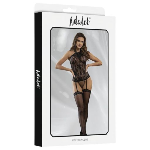 Adalet Nicole - csipkés necc szett - (fekete)