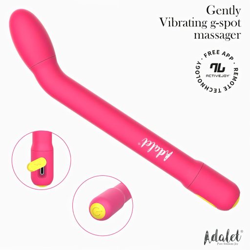 Adalet Gently – App-vezérelt G-pont és prosztata vibrátor (pink)