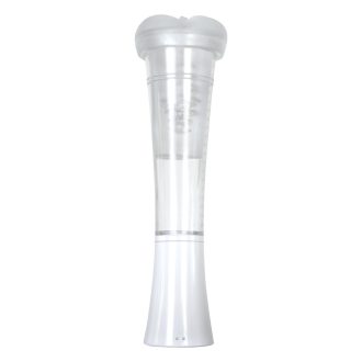   Zero Tolerance - akkus rezgő-szívó maszturbátor (átlátszó)