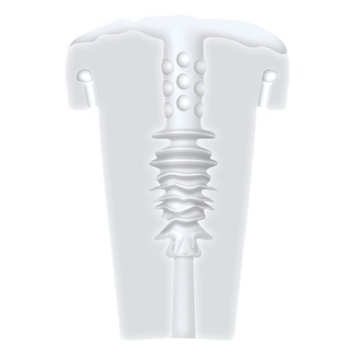 Zero Tolerance - akkus rezgő-szívó maszturbátor (átlátszó)