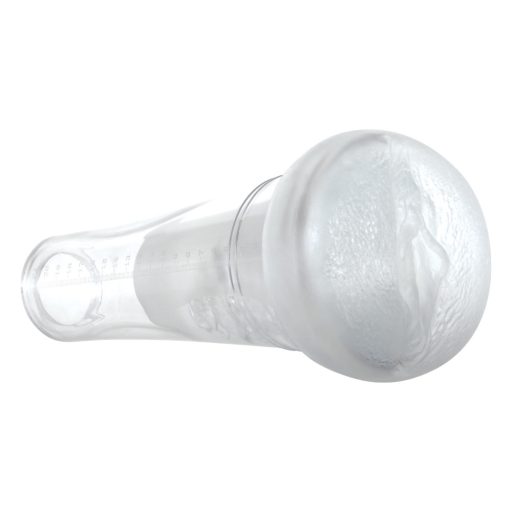 Zero Tolerance - akkus rezgő-szívó maszturbátor (átlátszó)