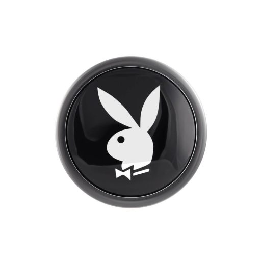 Playboy Tux - butt plug - kicsi (ezüst)