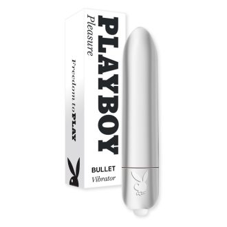 Playboy Pleasure mini rúdvibrátor (ezüst)